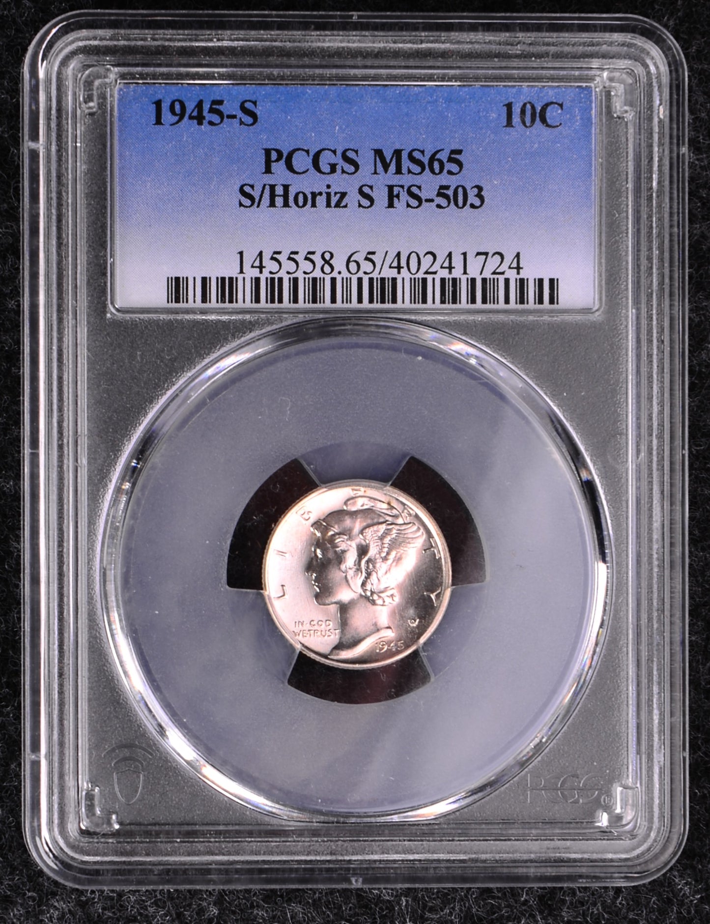 1945-S/Horiz S PCGS MS65 FS-503