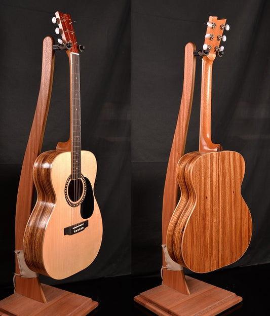 1 006 Zebra Wood OM Guitar